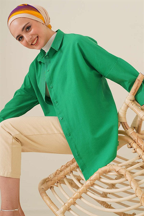 Oversize Shirt Green