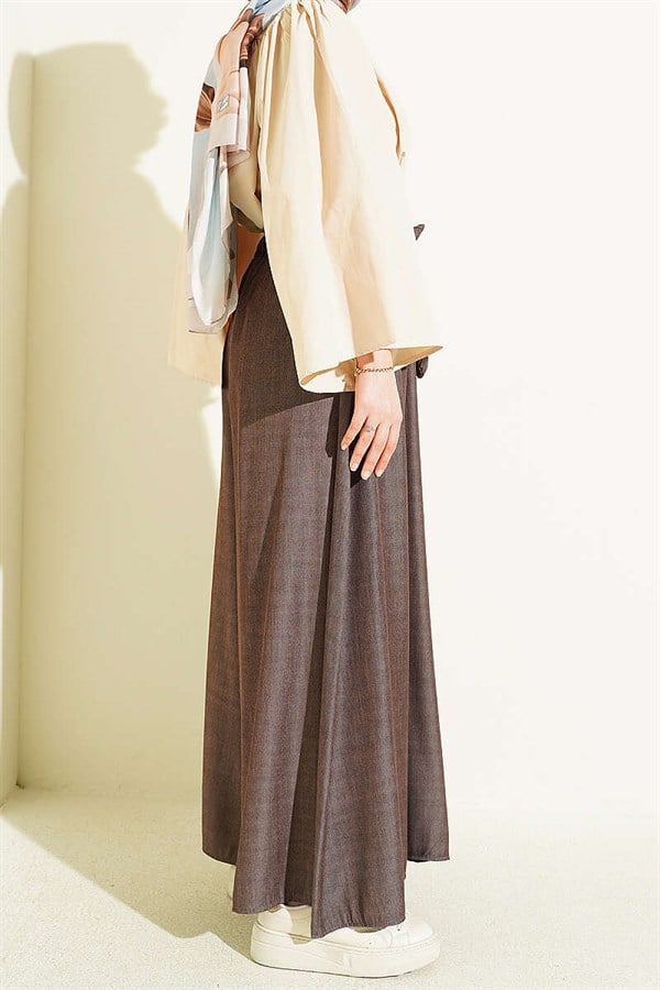 Oversize Legged Trousers, Brown