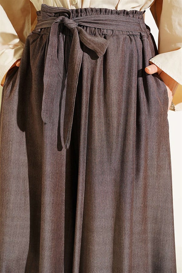 Oversize Legged Trousers, Brown