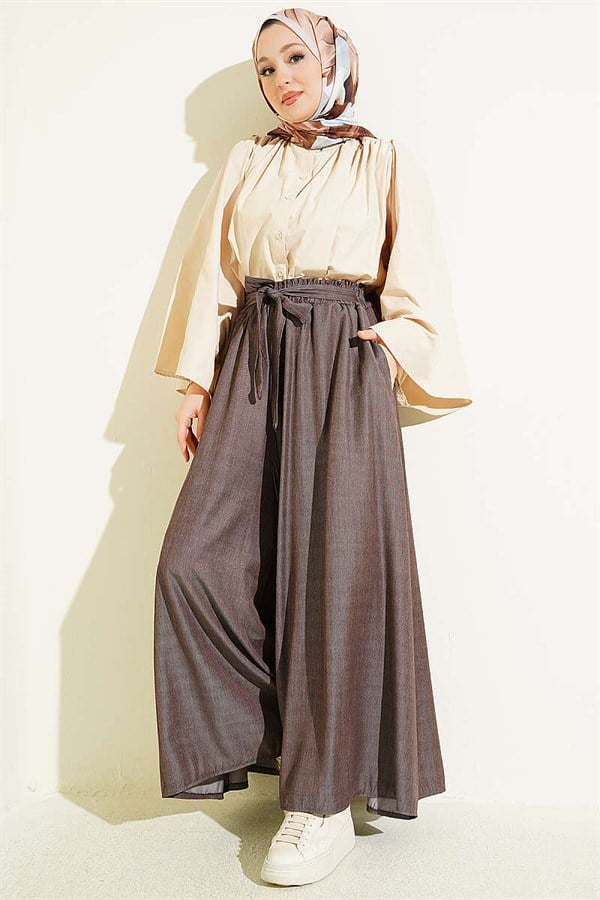 Oversize Legged Trousers, Brown