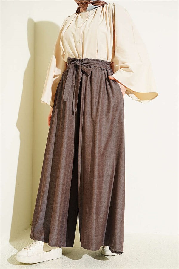 Oversize Legged Trousers, Brown