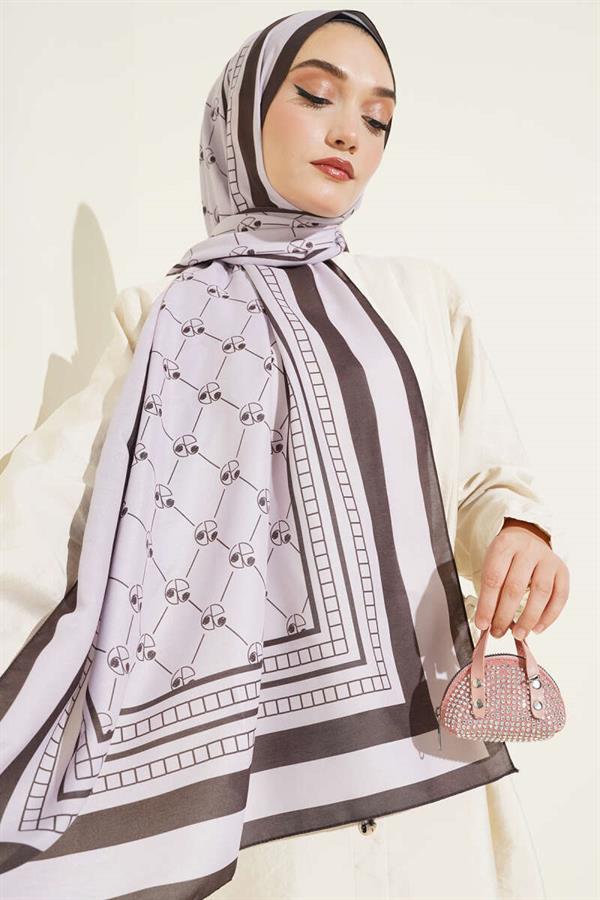 Pacman Pattern Soft Shawl Powder