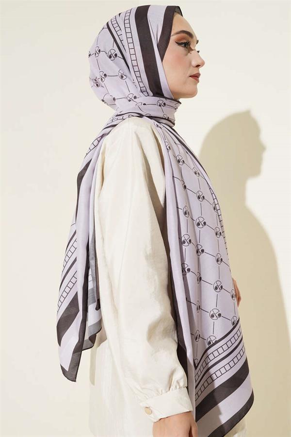 Pacman Pattern Soft Shawl Powder