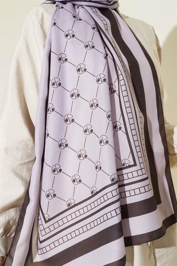 Pacman Pattern Soft Shawl Powder