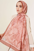 Paisley Patterned Soft Shawl, Camel