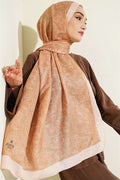 Paisley Patterned Soft Shawl Caramel