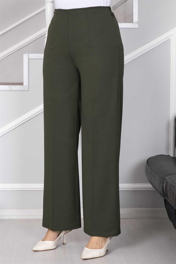 Palazzo Hijab Trousers Khaki