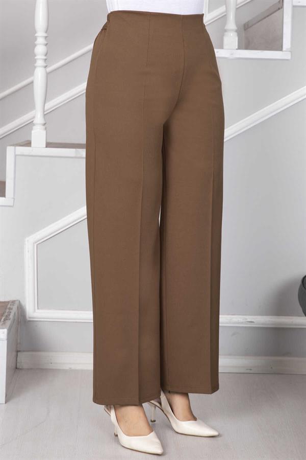 Palazzo Hijab Trousers Tan
