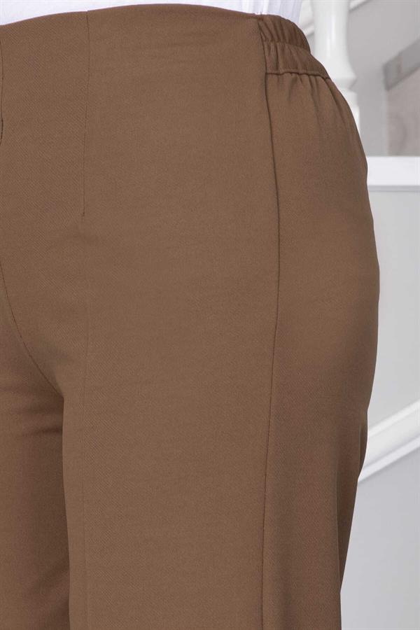 Palazzo Hijab Trousers Tan
