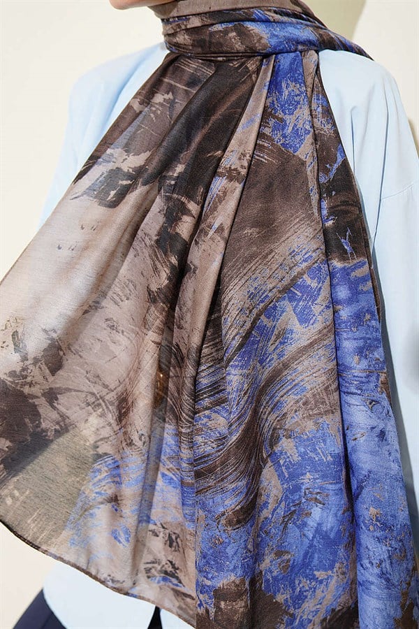 Palette Pattern Vio Light Shawl Saks