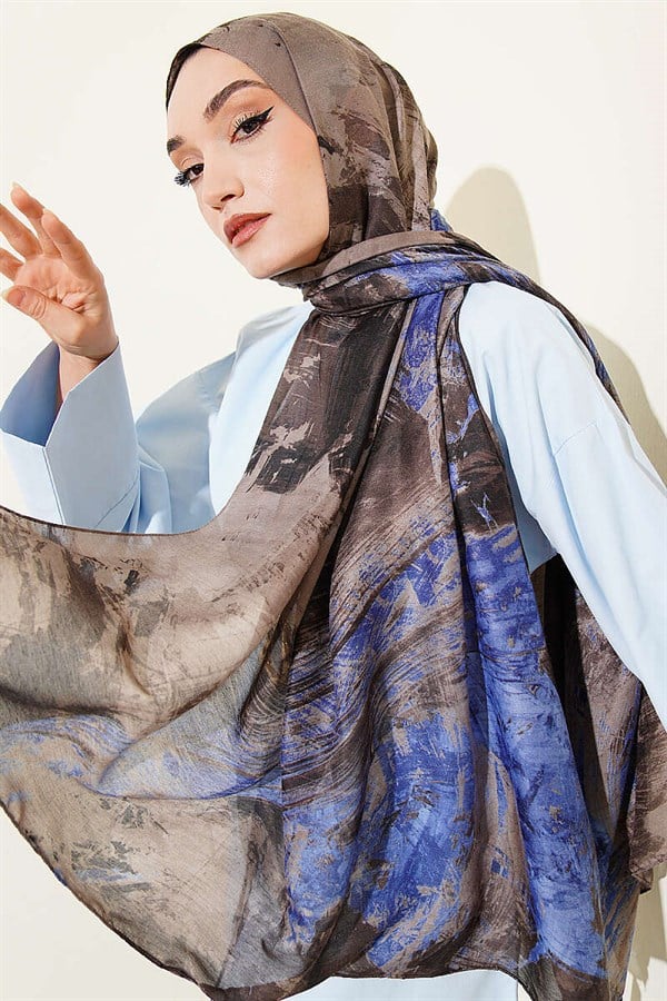 Palette Pattern Vio Light Shawl Saks