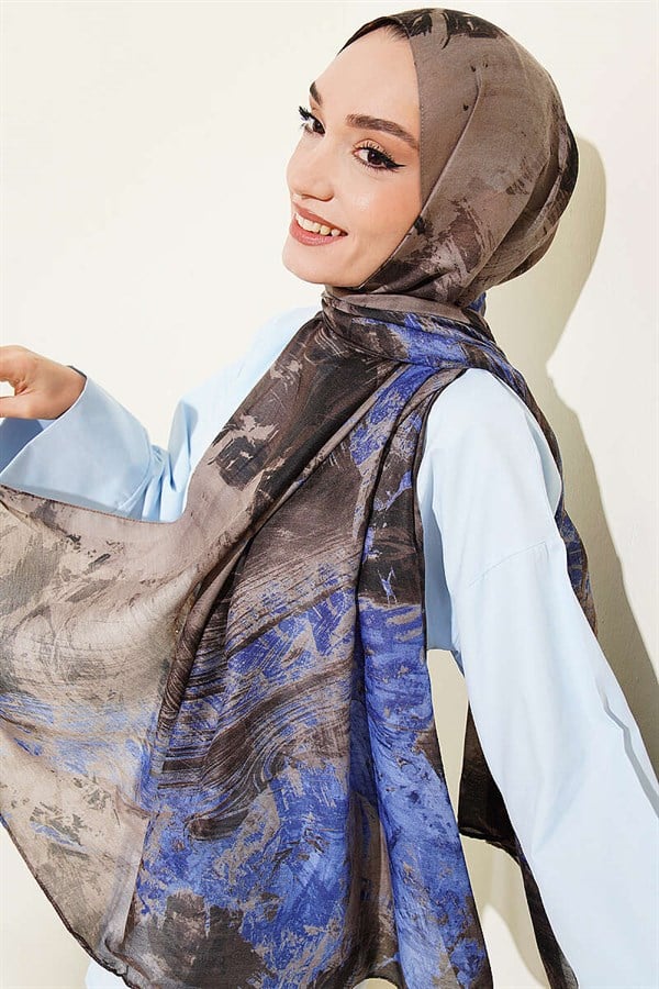Palette Pattern Vio Light Shawl Saks