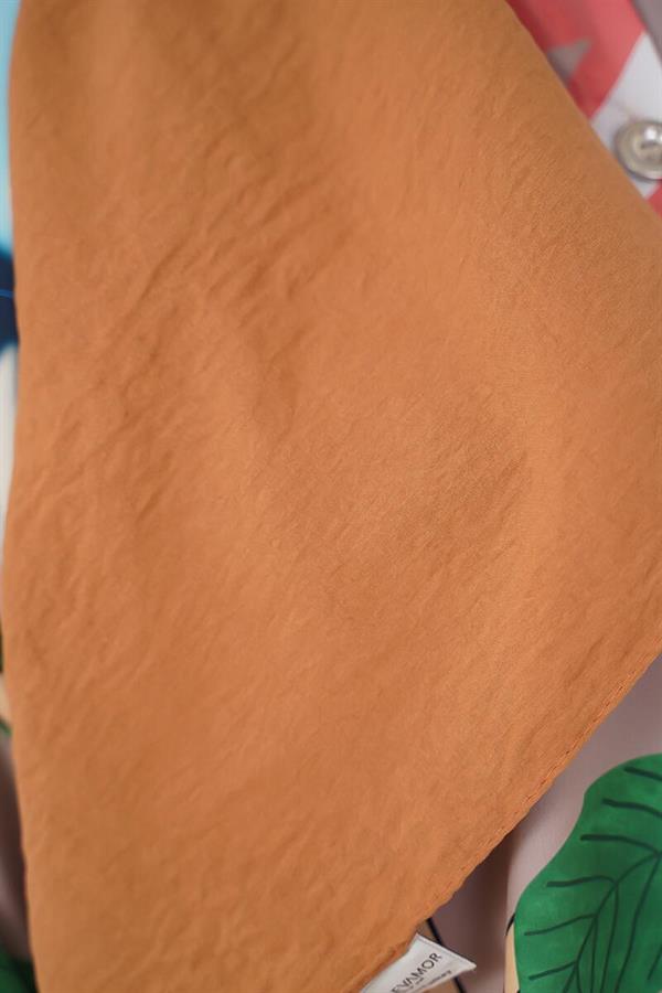 Cotton Cazz Shawl Silk Series Camel