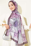 Papelya Pattern Modal Liva Shawl Lilac
