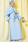 3 Piece Set Set with Cape and Skirt, Blue