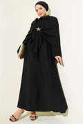 3 Piece Set Set with Cape and Skirt, Black