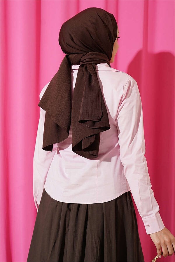 Pink Shirt with Detailed Cuffs