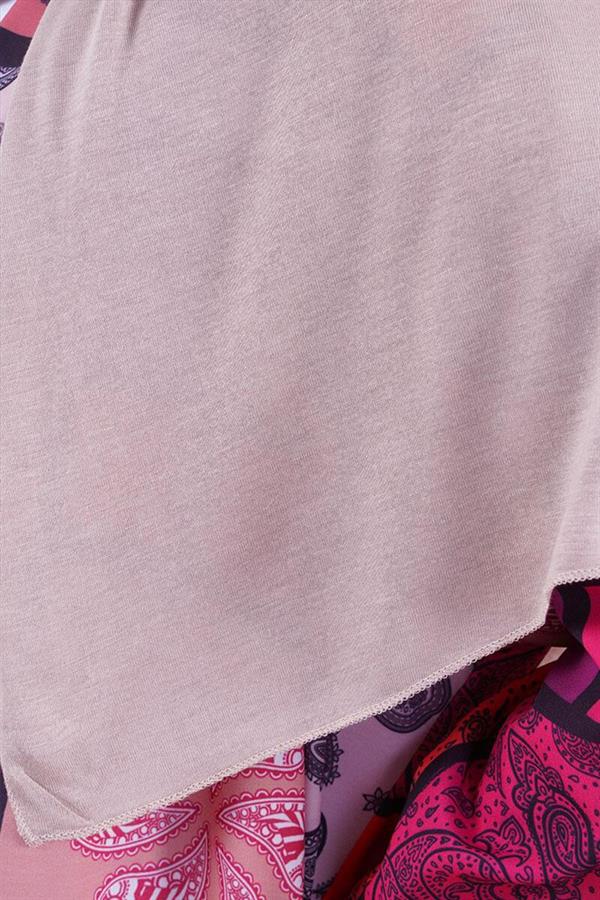 Combed Shawl Dusty Rose