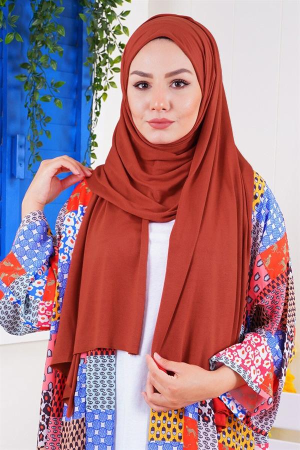Combed Shawl Red