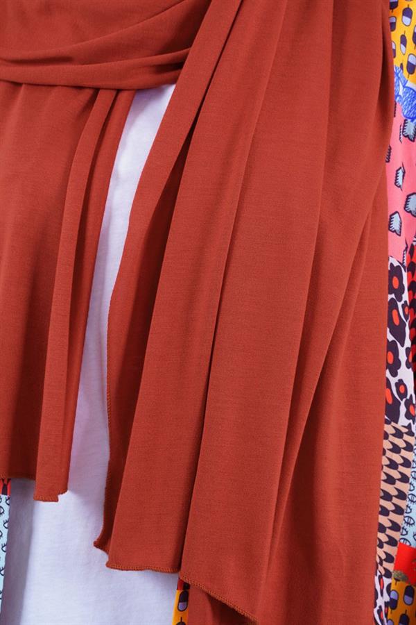 Combed Shawl Red