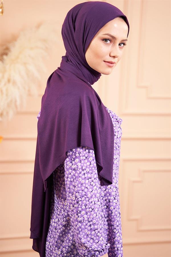 Combed Shawl Purple