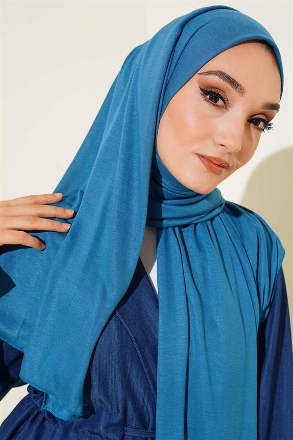 Combed Shawl Petrol -26