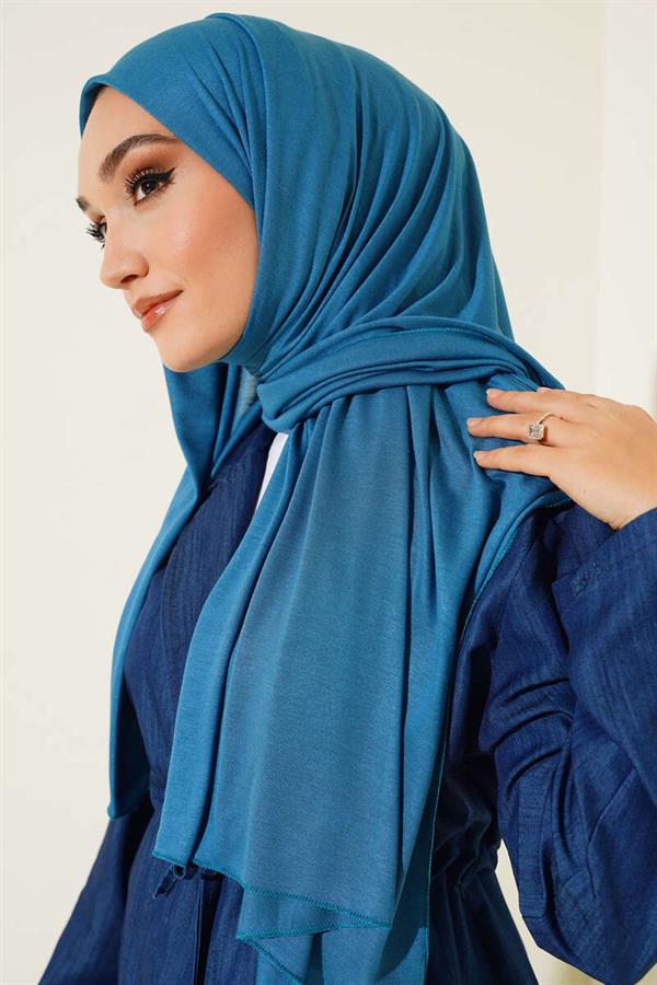 Combed Shawl Petrol -26