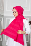 Pleated Shawl Fuchsia