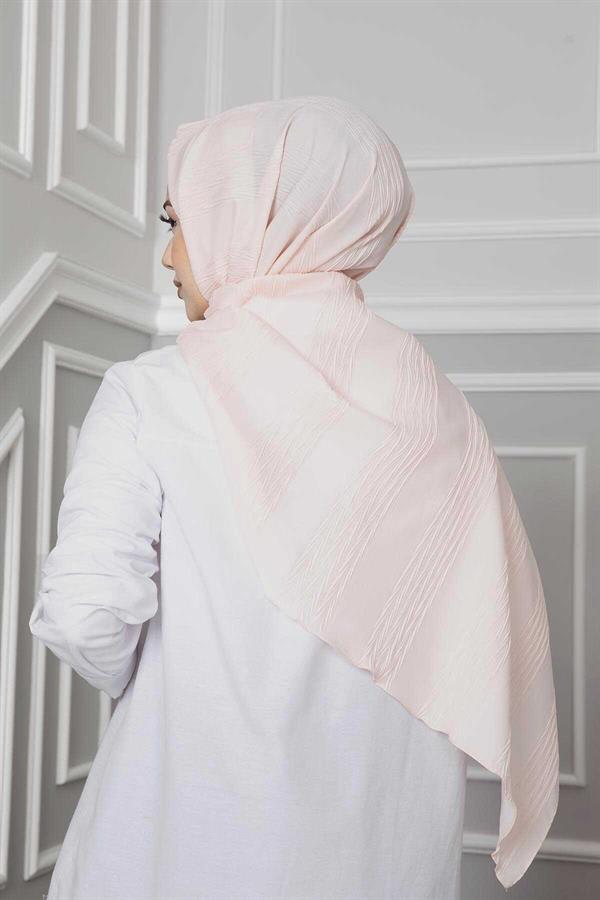Pleated Shawl Dusty Pink
