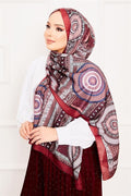 Plato Patterned Soft Shawl -19