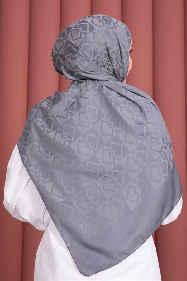 Premium Pattern Jacquard Shawl Series Grey