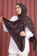 Premium Pattern Jacquard Shawl Series, Plum