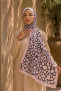 Polka Dot Pattern Scarf Series LIGHT POWDER
