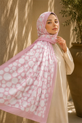 Polka Dot Pattern Scarf Series Pink