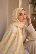 Polka Dot Pattern Scarf Series Yellow