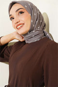 Polka Dot Bamboo Kash Scarf Mink