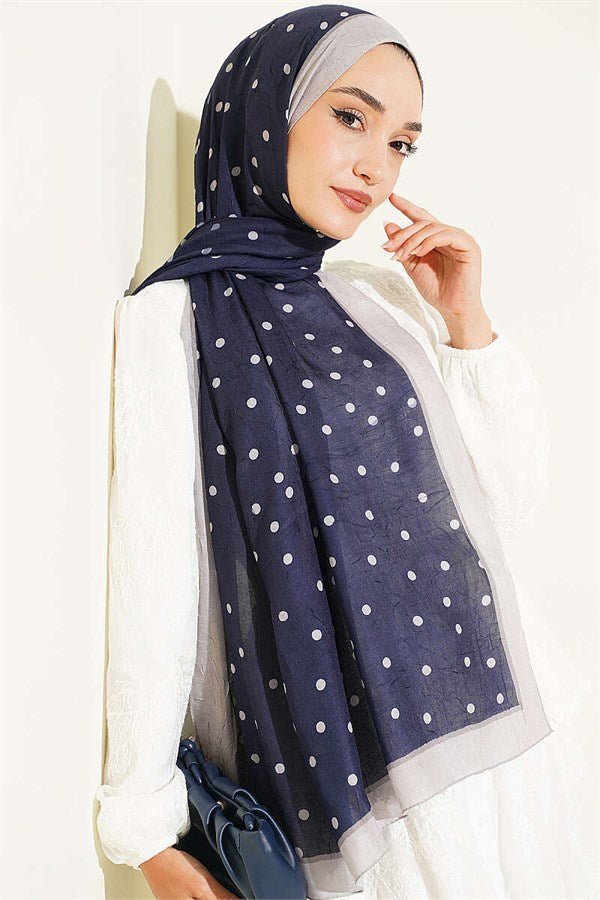 Polka Dot Bamboo Kras Shawl Parliament