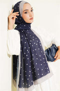 Polka Dot Bamboo Kras Shawl Parliament