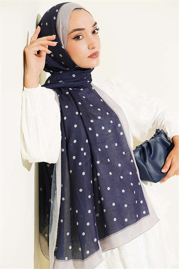 Polka Dot Bamboo Kras Shawl Parliament