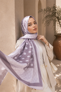 Polka Dot Scarf Series Beige