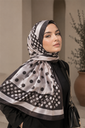 Polka Dot Scarf Series Coffee