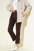 Tasseled Skinny Jeans, Brown