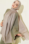 Rami Tencel Shawl Light Mink