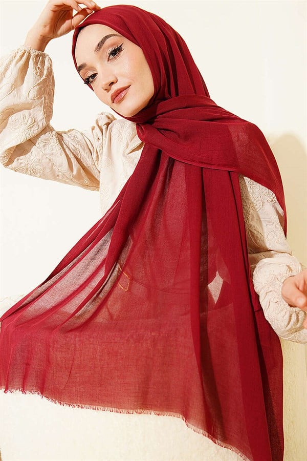 Rami Tencel Shawl Burgundy