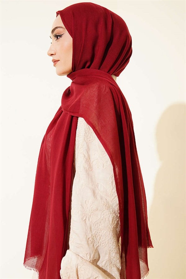Rami Tencel Shawl Burgundy