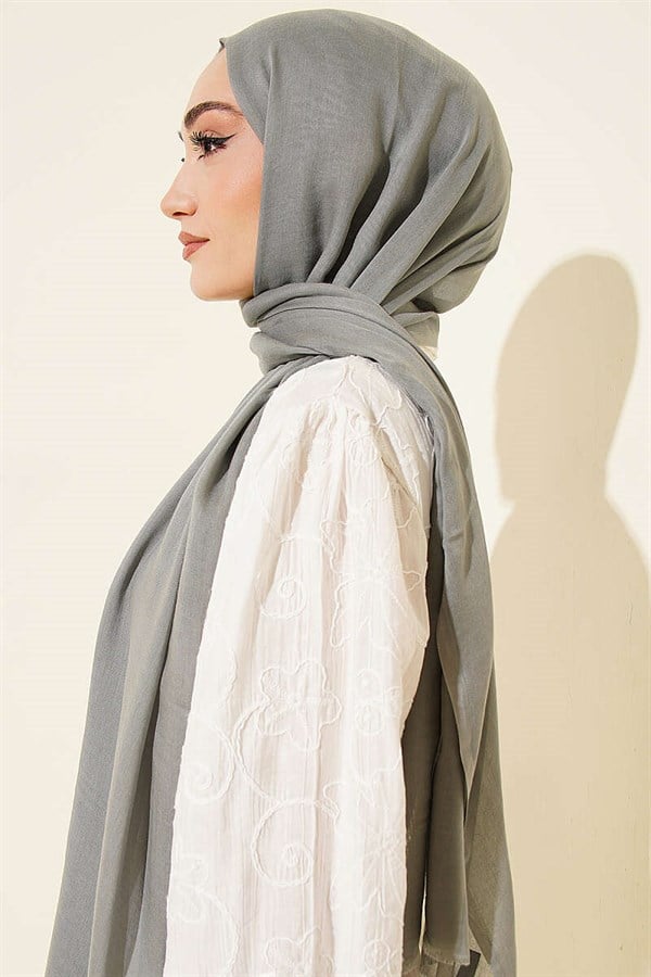 Rami Tencel Scarf Grey