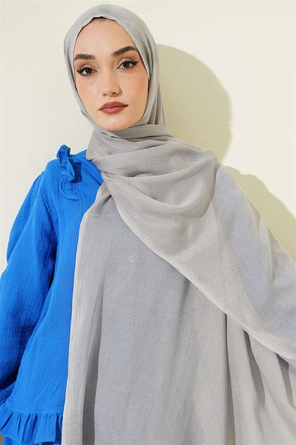 Rami Tencel Shawl Silver