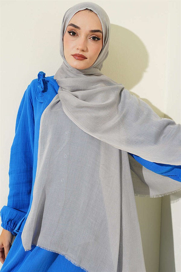 Rami Tencel Shawl Silver