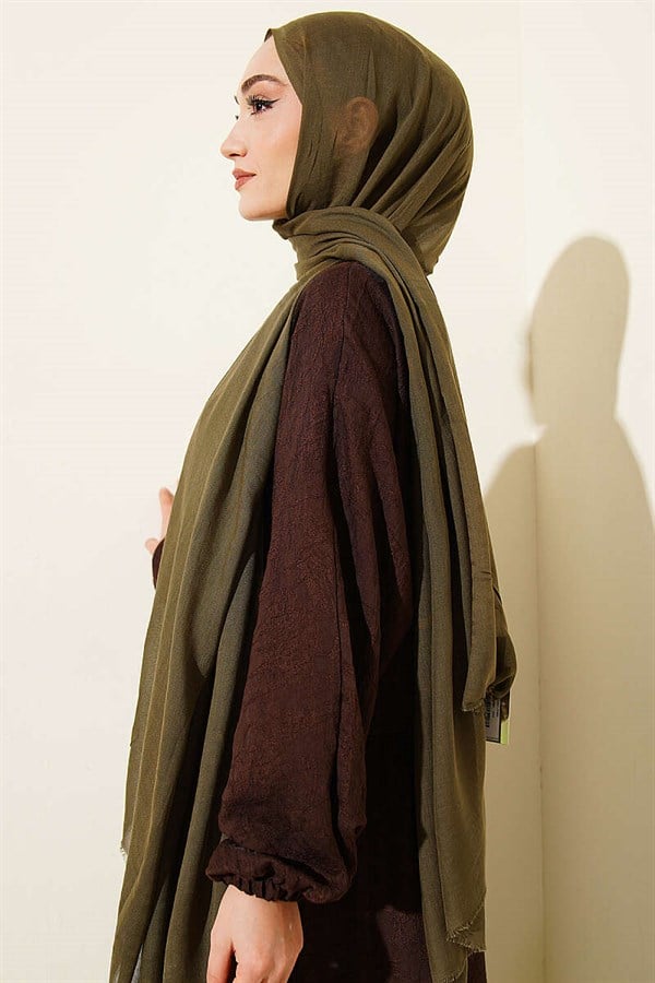 Rami Tencel Shawl Khaki