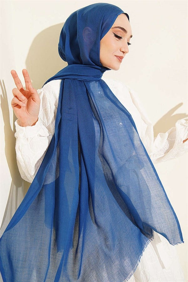 Rami Tencel Shawl Indigo